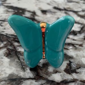 Nora Fleming Limited Edition Teal Butterfly Mini - NWT